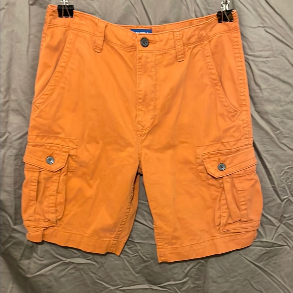 Arizona Jean co cargo shorts dark orange size 32